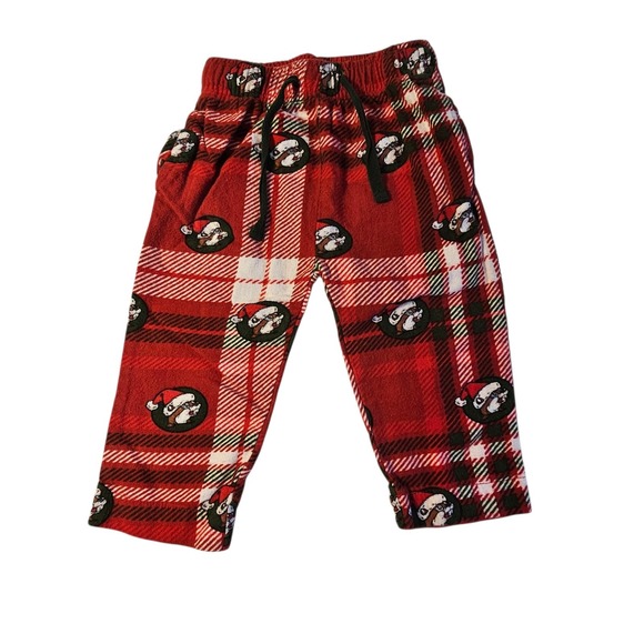 Buc-ees Holiday Christmas Pajama Pants - 12 Months - Picture 1 of 6